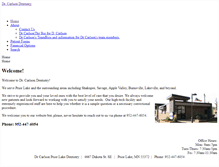 Tablet Screenshot of drcarlsonpriorlake.com